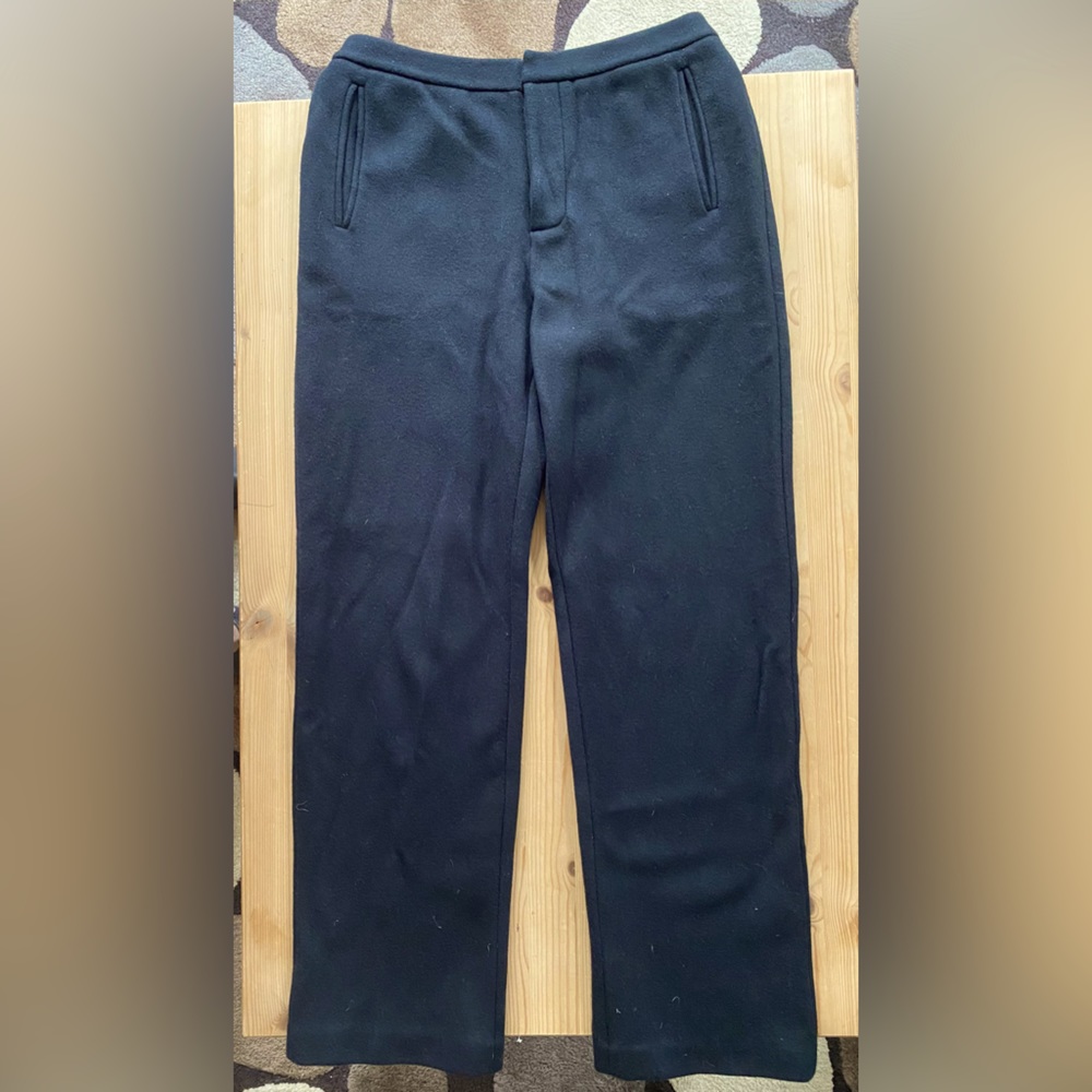 Shang Xai designer black wool trousers women’s size US 2, UK